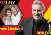 Porträt von Pepe Lienhard, dem bekannten Schweizer Musiker, Bandleader und Leiter eines renommierten Orchesters