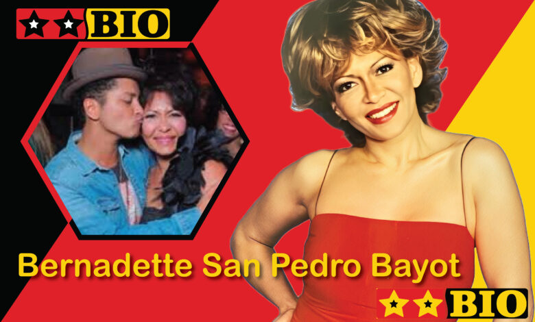 Bernadette San Pedro Bayot lächelt glücklich, bekannt als talentierte Hula-Tänzerin in Hawaii und geliebte Mutter von Sänger Bruno Mars.