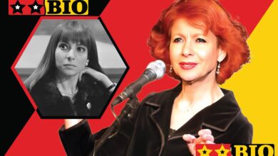 Esther Ofarim singt live auf der Bühne in Hamburg mit kristallklarer Stimme