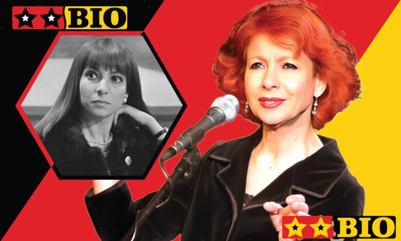 Esther Ofarim singt live auf der Bühne in Hamburg mit kristallklarer Stimme