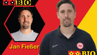 Jan Fießer Eintracht Frankfurt Co-Trainer gibt taktische Anweisungen beim Training während der Saison 2026