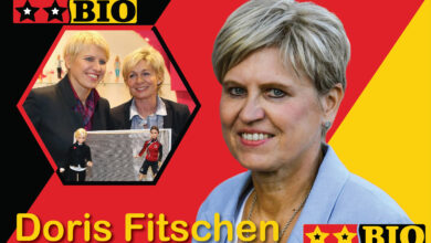 Porträt der DFB-Managerin Doris Fitschen, doris fitschen ehefrau , die für ihre Erfolge im Frauenfußball und ihren diskreten Umgang mit ihrer Familie bekannt war.