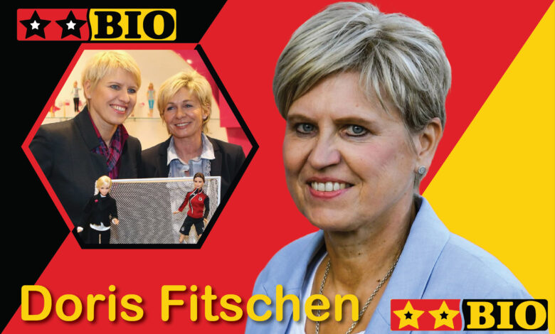 Porträt der DFB-Managerin Doris Fitschen, doris fitschen ehefrau , die für ihre Erfolge im Frauenfußball und ihren diskreten Umgang mit ihrer Familie bekannt war.